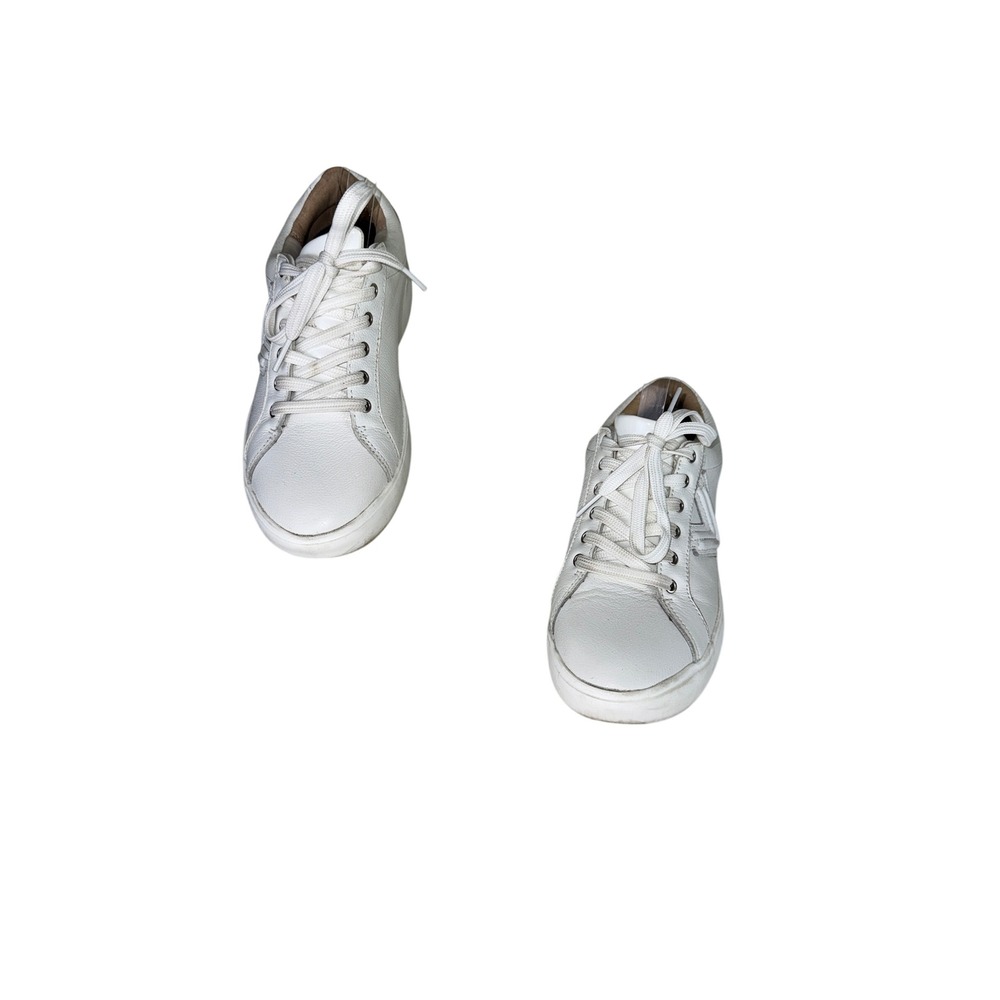 Vionic Kearny Lace Up White‎ Leather Sneakers Womens 7.5 Orthotic Shoes